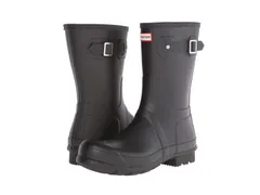 ハンター メンズ シューズ ブーツ・レインブーツ Hunter Original Short Rain Boots Black ブラック