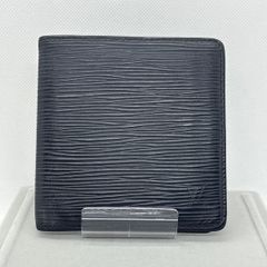 LOUIS VUITTON エピ 二つ折り財布 ブラック - メルカリ