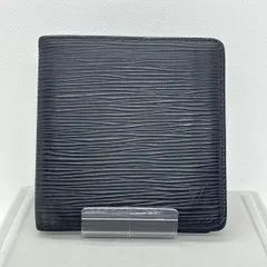 【極美品】ルイヴィトン エピ 二つ折り財布 札入れ ノワール 黒 シリアル有