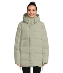 コロンビア レディース アウター コート フーデッドジャケット Columbiamaze Puff Mid Hooded Jacket Safari