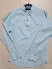 ポロ ストライプ シャツ M