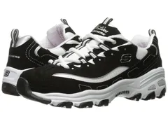 スケッチャーズ レディース シューズ スニーカー SKECHERS DLites Biggest Fan BlackWhite ホワイト