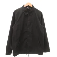 United Athele ユナイテッドアスレ 美品 コーチジャケット ブルゾン スナップボタン L 黒 ブラック /YJ