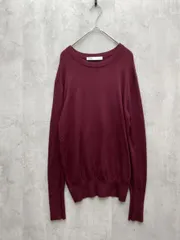 ZARA ザラ クルーネック 長袖 ニット セーター 薄手 sizeUSA L/ボルドー ■◇レディース