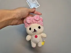 日本正規品) リラックマ (ワイヤー入り) ぬいぐるみ キーリング ぬい