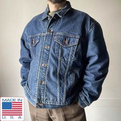 78年ヴィンテージUSA製70505 デニムジャケット ブランケットライナー42 