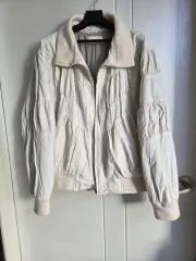 SYSTEM システム アイボリー ショート ダウン アウター