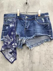 ZARA ザラ ホットパンツ ショート デニムパンツ sizeUSA8/青 ■◇レディース