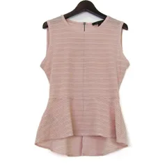 ビーシービージーマックスアズリア ペプラムノースリーブカットソー トップス シャツ レディース Sサイズ ピンクベージュ BCBGMAXAZRIA 【中古】のサムネイル