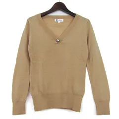 ミッシェルクラン セーター 長袖 ウール トップス レディース 38サイズ ベージュ MICHEL KLEIN 【中古】