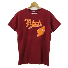 アバクロンビー＆フィッチ 半袖Ｔシャツ クルーネック トップス メンズ Mサイズ レッド×オレンジ Abercrombie&Fitch 【中古】