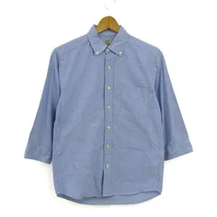 グリーンレーベルリラクシング ユナイテッドアローズ 五分袖シャツ トップス メンズ Sサイズ ブルー green label relaxing 【中古】のサムネイル
