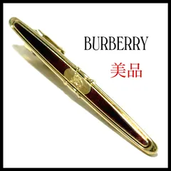 バーバリー  ネクタイピン  タイピン  ブランド  ワインレッド×ゴールド  赤 金  ホースロゴ  ビジネス  結婚式  美品  BURBERRY