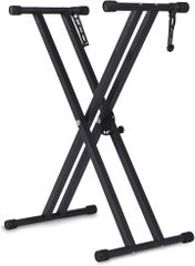 Neutral Zenith Keyboard Stand, Piano Stand for Electronic Pianos, 7-Level Height Adjustment, Foldable (Black)