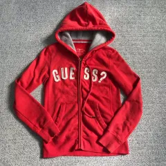 GUESS フード ジップアップ