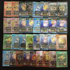 7001037 【傷あり】まとめ　33枚　ノーマル　リザードン他 明治 ゲットカード ポケモンカード Pokemon Card