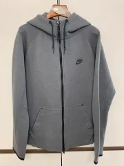 メンズ NIKE テックフリース フーディー ジップアップ M グレー ランニング スポーツ Jogging