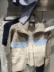 ムシンサスタンダード ウィメンズ ケーブル ニットジップアップ