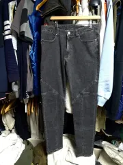 WOOYOUNGMI ウーヨンミ バイカーデニム サイズ48 ブラックデニム