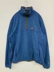 L.L.Bean その他トップス L ブルー 無地 ワンポイント ブランドロゴ ミドル丈