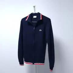 ラコステ ウール ジップアップニット 100