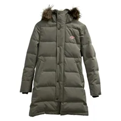 DANTON(ダントン) ダウンコート サイズ34 S レディース美品  - グレーベージュ 長袖/ファー/ファー着脱可/冬