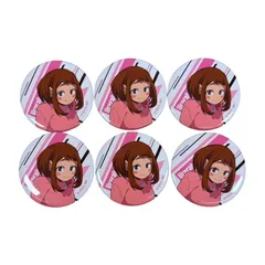 僕のヒーローアカデミア ボンズストア CAMERA‼︎ トレーディング 缶バッジ 麗日お茶子 ６個 セット