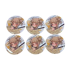 僕のヒーローアカデミア ボンズストア CAMERA‼︎ トレーディング 缶バッジ トガヒミコ ６個 セット