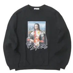 F-LAGSTUF-F FLAGSTUFF フラグスタッフ 19SS Mona Lisa SWEAT モナリザスウェット 19SS-FS-43 M ブラック トレーナー プルオーバー トップス s16964のサムネイル