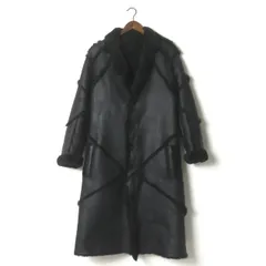 ETRO エトロ 19AW イタリア製 リアルムートン チェスターフィールドコート 192-1L916-9590 46 ブラック アウター mm9477のサムネイル