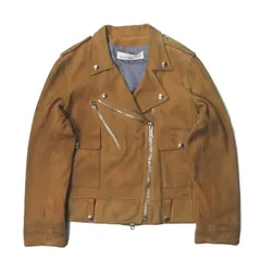 GOLDEN GOOSE ゴールデングース イタリア製 ダメージ加工スエードダブルライダースジャケット 17010510000310 S ブラウン 革ジャン レザージャケット Deuxieme Classe アウター lc31597のサムネイル