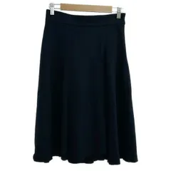 UNTITLED(アンタイトル) スカート サイズ2 M レディース - ダークネイビー ひざ丈/ウエストゴム