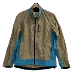 AIGLE(エーグル) ブルゾン サイズS レディース - ライトブラウン×ライトブルー×ダークネイビー 長袖/ジップアップ/春/秋