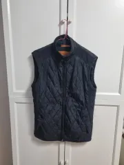 ZARA ザラ メンズ キルティング ベスト ブラック スモール