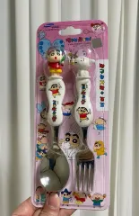 クラシック) 韓国国内 クレヨンしんちゃん スプーン フォーク セット