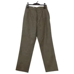  【美品】AK+1 BEAMS エーケーワン　ビームス　ウールパンツ　ズボン　スラックス　茶系　茶色　ブラウン　レディース　38 オフィスカジュアル　オシャレ　高級感【Z1780】