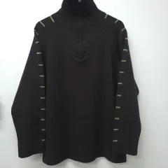 ARMANI EXCHANGE(アルマーニ エクスチェンジ) ブラウン ハーフネック ニット セーター