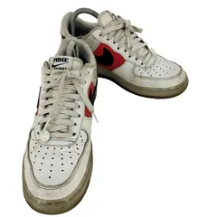 ナイキ NIKE AIR FORCE 1 07 LV8 EMB White/Red メンズ JPN：26 