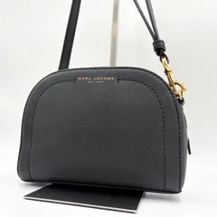美品 MARC JACOBS マークジェイコブス ショルダーバッグ ハーフムーン ブラック 黒
