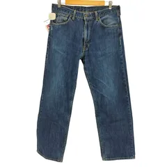 リーバイス Levis 00S 503 先染め 牛革パッチ 5ポケット ジップフライ ブラック デニム パンツ メンズ US：34-35 