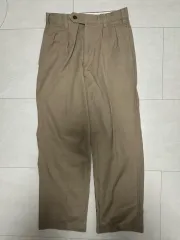 ユニクロ U ワイド フィット タック パンツ 76