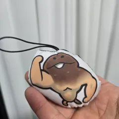 古典漫画キャラクターグッズぬいぐるみフィギュアきのこ なめこ筋肉スクラップキーホルダー