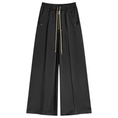 リックオウエンス メンズ ボトムス カジュアルパンツ Rick Owens Wide Bela Black ブラック