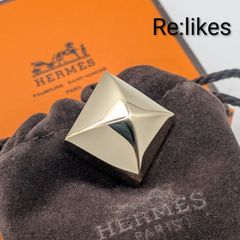 美品 HERMES エルメス セリエ ゴールドカラー カフスボタン 箱付