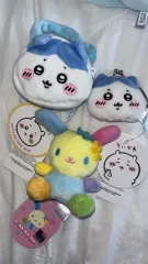 (3種) ちいかわ ハチワレ コインケース + ポーチ + ウサギ氷川 日菜 指人形キーホルダー