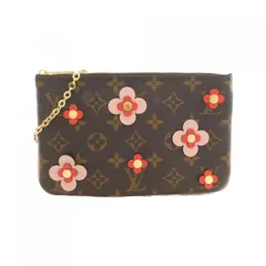 ルイヴィトン モノグラム(フラワー) ポシェット ドゥーブル ジップ M63905 ショルダーバッグ