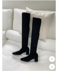 ストレッチ ニーハイ ロングブーツ 新品