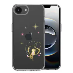 iPhone16e ケース クリア ラプンツェル 星 スマホケース 側面ソフト 背面ハード ハイブリッド 