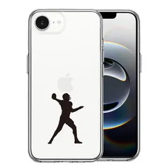 iPhone16e ケース クリア クォーターバック スマホケース 側面ソフト 背面ハード ハイブリッド 