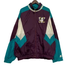 【中古品】 STARTER NHL スターター MIGHTY DUCKS NYLON JACKET ナイロンジャケット 韓国製 アウター 【146-251025-as-13-izu】